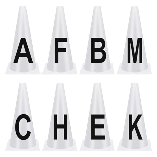 Pomurom Buchstaben für Dressurviereck, 8 Stück Dressur-Buchstaben für Reitsportler und Veranstaltungen, Dressur Kegel Dressurmarker A, B, C, E, F, H, M, K, Dressurmarkierung für Pferdedressur Pomurom Buchstaben für Dressurviereck, 8 Stück Dressur-Buchstaben für Reitsportler und Veranstaltungen, Dressur Kegel Dressurmarker A, B, C, E, F, H, M, K, Dressurmarkierung für Pferdedressur von Pomurom