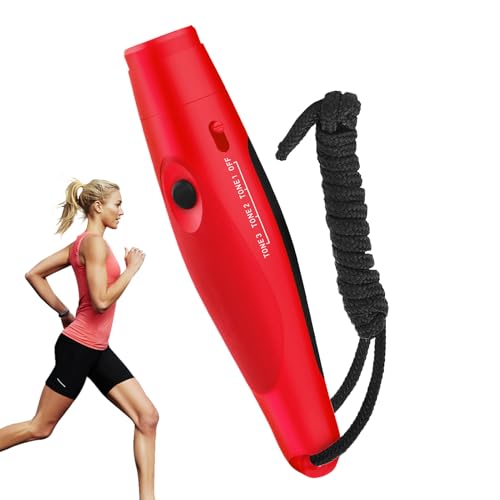 Pomurom Elektronische Hundepfeife - DREI Töne Und DREI Lautstärken Verstellbar - Portable Handgehaltene Schiedsrichter Pfeife Mit Kordel Für Sporttraining Hundetraining Outdoor Wandern Camping von Pomurom
