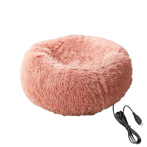 Pomurom Hunde-Heizkissen, beheiztes Katzenbett für Indoor-Katzen, weiches, waschbares Heizkissen für Kätzchen, Welpen, Tiere, schlafen, Winter, beruhigend, Weihnachtsferien von Pomurom