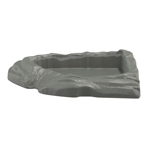 Schildkröte Futternapf Schlange Futterschale Wide Mouth Turtle Water Food Dish für Terrarium Lebensraum Outdoor für Gecko, Bartagame, Schlange, Schildkröte von Pomurom