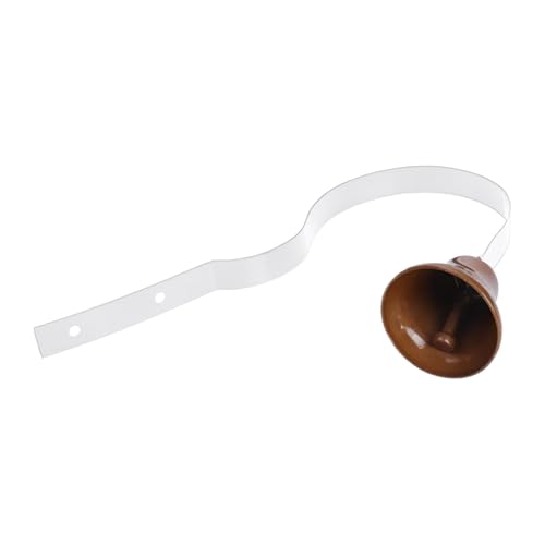 Töpfchenglocken für Hunde – Messing-Türglocke zum Mitnehmen – Vintage lautes Haustierspielzeug für alle Rassen, mittelgroße und große Hunde, Katzen, Kätzchen, drinnen und draußen, Zuhause von Pomurom