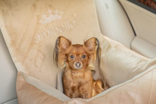Hunde Autositz | Hunde Autobett | Hundeliege | universal | Bella Farbe Gold von Pondlife