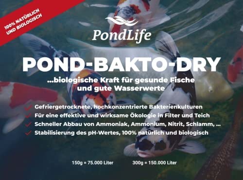 Pond-Bakto-Dry Starterkulturen von Pondlife Größe 150 g von Pondlife