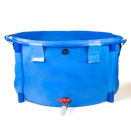 Pondlife Faltbecken für Koi und Teichfische, Ø 180cm x Höhe 60cm, 1500 Liter, faltbares Becken für innen und außen, stabile PVC-Folie, UV-beständig Pondlife Faltbecken für Koi und Teichfische, Ø 180cm x Höhe 60cm, 1500 Liter, faltbares Becken für innen und außen, stabile PVC-Folie, UV-beständig von Pondlife