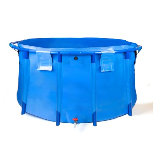 Pondlife Faltbecken für Koi und Teichfische, Ø 200cm x Höhe 120cm, 3700 Liter, faltbares Becken für innen und außen, stabile PVC-Folie, UV-beständig von Pondlife
