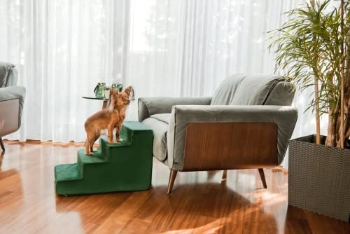 Hunde & Katzentreppe Atlanta 40cm Farbe grün von Pondlife
