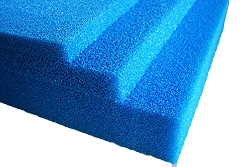 Pondlife Teich - Filterschaum/Filtermatte blau 50 x 50 x 5 cm mittel PPI20 von Pondlife