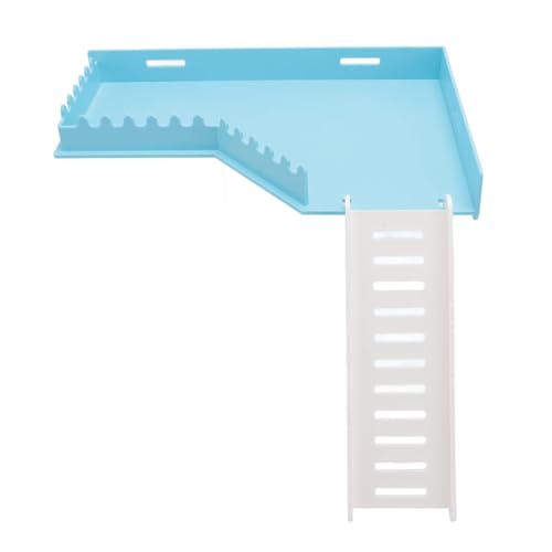 Hamster-Kletterplattform, Hamsterleiter-Plattform aus Spritzguss. Interessant für Käfig für Balkon (L Form) von Pongnas
