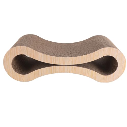 Katzenkratzbrett, Umkehrbarer Kratzbaum in Lounge-Form, Robustes Kratzbrett aus Wellpappe für Katzen, Erregt Aufmerksamkeit, Reduziert Möbelschäden, Größe 22,05 X 8,27 X 7,09 Katzenkratzbrett, Umkehrbarer Kratzbaum in Lounge-Form, Robustes Kratzbrett aus Wellpappe für Katzen, Erregt Aufmerksamkeit, Reduziert Möbelschäden, Größe 22,05 X 8,27 X 7,09 von Pongnas