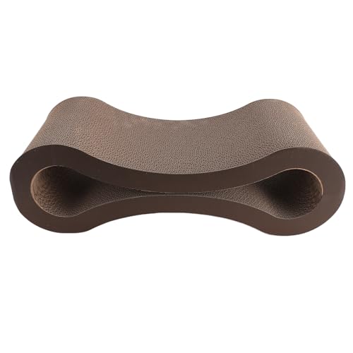 Katzenkratzbrett, Umkehrbarer Kratzbaum in Lounge-Form, Robustes Kratzbrett aus Wellpappe für Katzen, Erregt Aufmerksamkeit, Reduziert Möbelschäden, Größe 22,05 X 8,27 X 7,09 Katzenkratzbrett, Umkehrbarer Kratzbaum in Lounge-Form, Robustes Kratzbrett aus Wellpappe für Katzen, Erregt Aufmerksamkeit, Reduziert Möbelschäden, Größe 22,05 X 8,27 X 7,09 von Pongnas