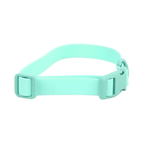 PVC-Hundehalsband, Haustier-Hundehalsband, Wasserdicht, Verstellbar, Leicht, Rostfrei, Weich, für Haustiere (31–50 cm/12,2–19,7 Zoll verstellbar) von Pongnas