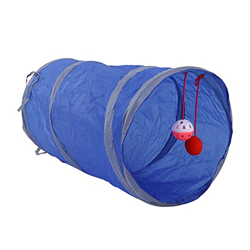 Pongnas Bunny Tunnel, Kaninchen -Tunnel -Katzentunnel für Innenkatzen Falten Polyester Tunnelspielzeug mit Hängendes Ball Interaction Toy Maze Cat House für Katzen, Welpe, Kitty, Kätzchen, Kaninchen Pongnas Bunny Tunnel, Kaninchen -Tunnel -Katzentunnel für Innenkatzen Falten Polyester Tunnelspielzeug mit Hängendes Ball Interaction Toy Maze Cat House für Katzen, Welpe, Kitty, Kätzchen, Kaninchen von Pongnas