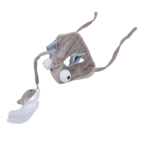 Pongnas Einzigartiger Fischkopf, Katze-Teaser-Hut, Interaktives Spielzeug Entzückender Hut für 24-30 cm Hälse, die Routine Ihrer Katze mit Diesem Cleveren Design Revitalisiert und die Pongnas Einzigartiger Fischkopf, Katze-Teaser-Hut, Interaktives Spielzeug Entzückender Hut für 24-30 cm Hälse, die Routine Ihrer Katze mit Diesem Cleveren Design Revitalisiert und die von Pongnas