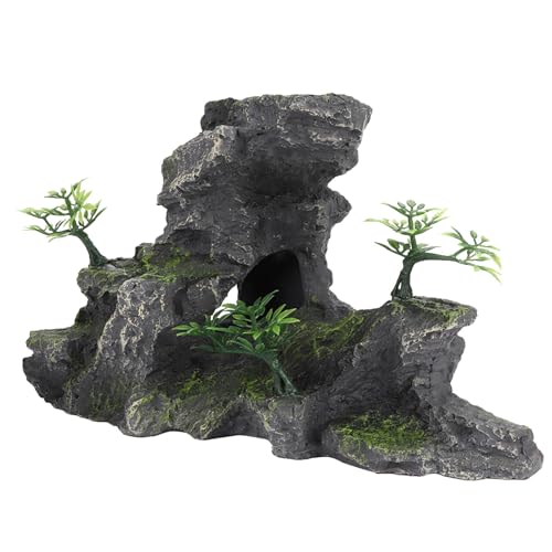 Pongnas Felsen, Aquarock Decor Fish Tank Höhle Aquaornament Fischtank Dekoration Simulation Rockery Form Landschaft Fels Verstecken Höhle für Fischgarnelenspiele Orament Pongnas Felsen, Aquarock Decor Fish Tank Höhle Aquaornament Fischtank Dekoration Simulation Rockery Form Landschaft Fels Verstecken Höhle für Fischgarnelenspiele Orament von Pongnas