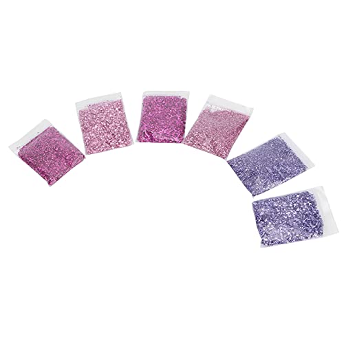 Pongnas Harzformfüllerglas, Metallchips DIY Glitzer Glänzender Epoxidharzform Crushed Glass Unregelmäßige Metallchips Füllstoff Dekoration von Pongnas