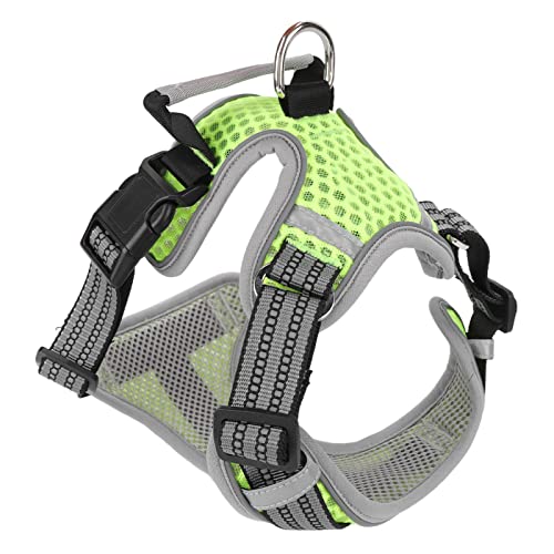 Pongnas Hundegurt, Easy Walk Hundegurt Puppy -Gurt Atmungsablee Weiche Haustierhundweste mit Leinen Reflektierende Haustier Walkness für Kleine Bis Große Hunde, die Laufen Laufen (XL) von Pongnas