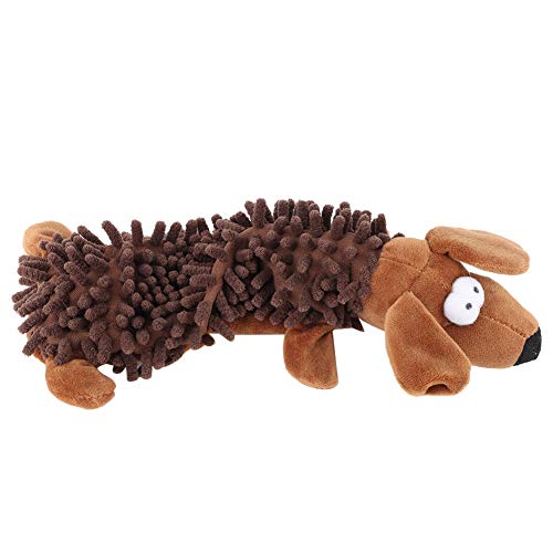 Pongnas Hundekissen, Welpenanreicherung Spielzeug Welpe Essentials mit Hundekissen Hundekissen für Hundekissen (Brauner Hund) von Pongnas