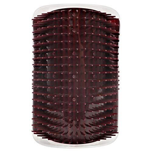 Pongnas Katze Selbst Groomer, Wandmontage Katzenpinsel Katzenpinsel Wall Eckkratzer mit Massage Kämmen Plastik Selbstpflege Katzenbürste für Lange und Kurze Pelzkatzen, Kätzchen, 5x3.3in (Kaffee) von Pongnas