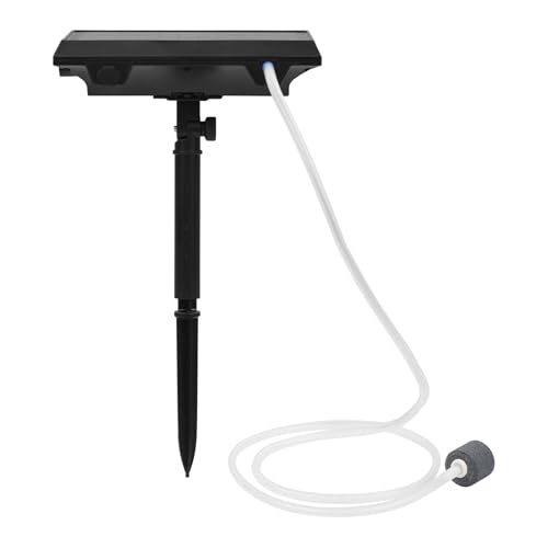Pongnas Solarluftpumpe Fisch Oxygenator Outdoor -Teichpumpe Belüftungsanerator für den Fischtransport Wiederaufladbar von Pongnas