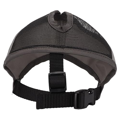 Pongnas Verstellbare Atmungsaktive Bulldoggenmaske Beißen Bellende Hundelemen Mündung Maske Mops Chihuahuas (XL) von Pongnas