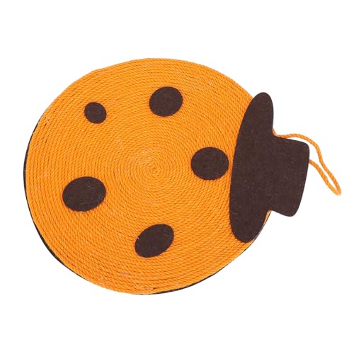 Robustes Sisal-Kratzkissen für Katzen, Möbelschutz, Trendiges Design, Hängender Kratzteppich für Katzen, Ansprechendes Spielzeug, Kompakt und Leicht, mit Hängendem Robustes Sisal-Kratzkissen für Katzen, Möbelschutz, Trendiges Design, Hängender Kratzteppich für Katzen, Ansprechendes Spielzeug, Kompakt und Leicht, mit Hängendem von Pongnas