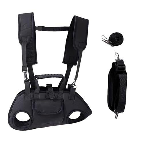 Atmungsaktiver Katzenrucksack mit integrierter Leine für Reisen Outdoor Abenteuer Wanderungen (B, XL) von Poo4kark