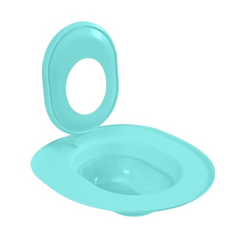 Haustierbedarf Katzentoiletten Trainingsset | Katzen Toiletten Training Hilfsmittel | Wiederverwendbarer Trainingsring für Haustiere | Training für Katzen Hunde | Indoor- Outdoor-Nutzung (Blue, A) von Poo4kark
