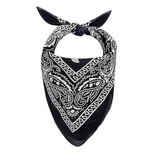 Haustierhalsband, verstellbar, Nylonhalsband für kleine mittelgroße Spaziergänge, Halloween-Haustierschal (Black, 55X55cm) von Poo4kark