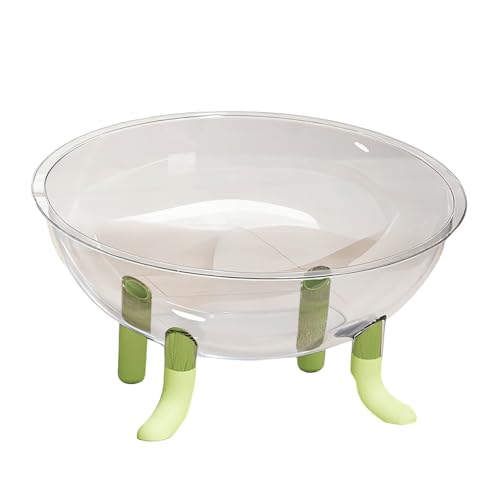 Hochbeiniges Acryl Katzenbett für dauerhafte Robustheit kühlenden Schlafkomfort (Green, 41X25CM) von Poo4kark