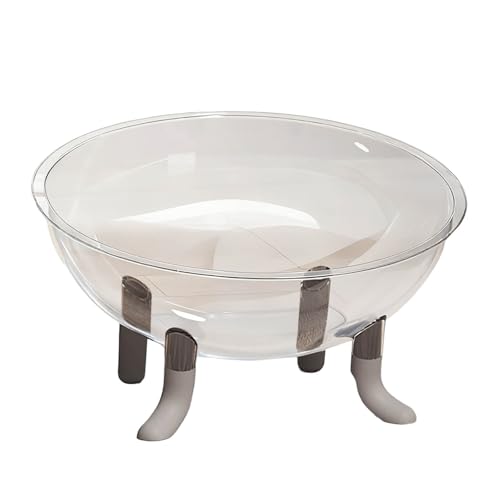 Hochbeiniges Acryl Katzenbett für dauerhafte Robustheit kühlenden Schlafkomfort (Grey, 41X25CM) von Poo4kark