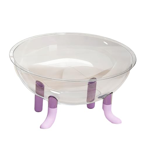 Hochbeiniges Acryl Katzenbett für dauerhafte Robustheit kühlenden Schlafkomfort (Purple, 41X25CM) von Poo4kark