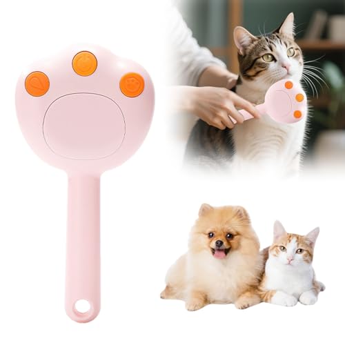 Hochwertige Haustierpflege Bürste für Katze Hund – Vielseitiges Spray Kamm für Massage Reinigung – TPR Material – Ideal für Indoor Nutzung (17x8.5cm) von Poo4kark