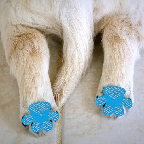 Hochwertige Hundeschuhe, Wiederverwendbare Schlammstiefel für Haustiere, Schutz für Pfoten bei Outdoor-Aktivitäten für kleine bis große Hunde (C, 10x8x1) von Poo4kark