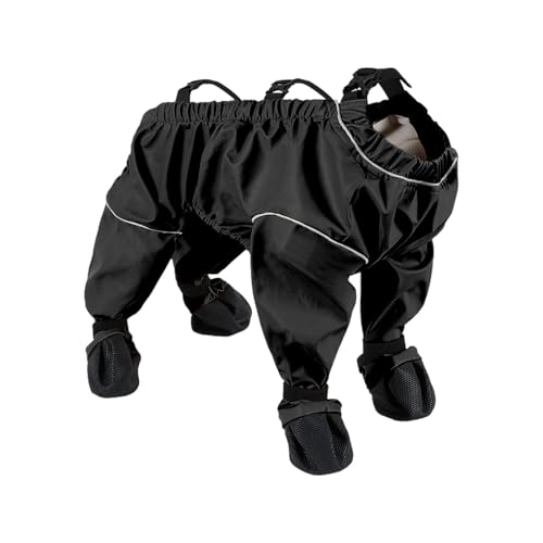 Hose mit Hosenträgern für Hunde Aller Größen verstellbare Bequeme Kleidung für drinnen sowie draußen (B, 3XL) von Poo4kark