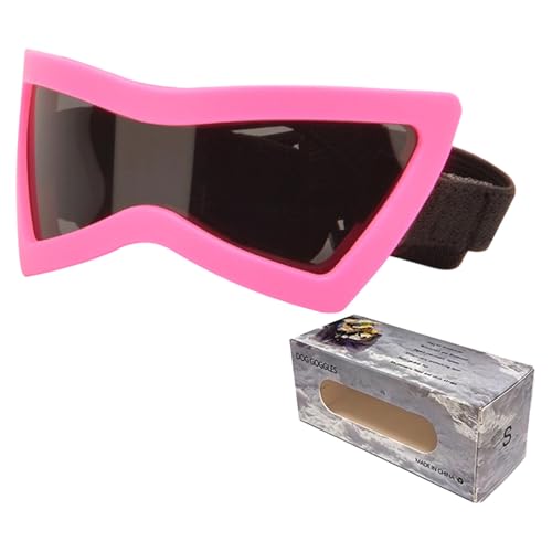 Katzen-Sonnenbrille, Sonnenbrille mit verstellbaren Riemen Sonnenbrillenauge, geeignet für Katzen zum Autofahren/für Outdoor-Aktivitäten (10x4.5cm) von Poo4kark