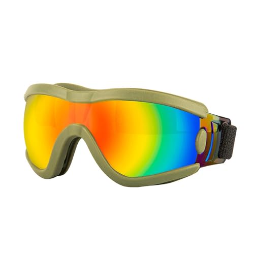 Katzen-Sonnenbrille, Sonnenbrille mit verstellbaren Riemen Sonnenbrillenauge, geeignet für Katzen zum Autofahren/für Outdoor-Aktivitäten (Army Green-c, 12.5x5cm) von Poo4kark