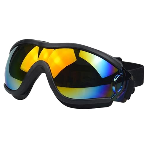 Katzen-Sonnenbrille, Sonnenbrille mit verstellbaren Riemen Sonnenbrillenauge, geeignet für Katzen zum Autofahren/für Outdoor-Aktivitäten (a-Black1, 15x6cm) von Poo4kark