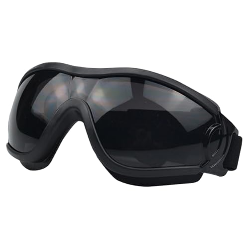 Katzen-Sonnenbrille, Sonnenbrille mit verstellbaren Riemen Sonnenbrillenauge, geeignet für Katzen zum Autofahren/für Outdoor-Aktivitäten (a-Black2, 15x6cm) von Poo4kark