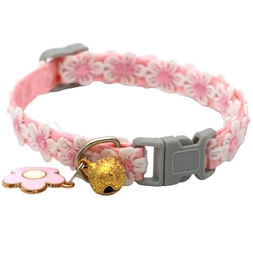 Katzenhalsband mit Abreißverschluss Anhänger, verstellbare Halsbänder für kleine Katzen, Party, Halsband, Katzenhalsring (A, A) von Poo4kark