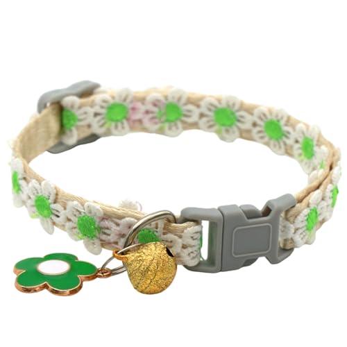 Katzenhalsband mit Abreißverschluss Anhänger, verstellbare Halsbänder für kleine Katzen, Party, Halsband, Katzenhalsring (C, A) von Poo4kark