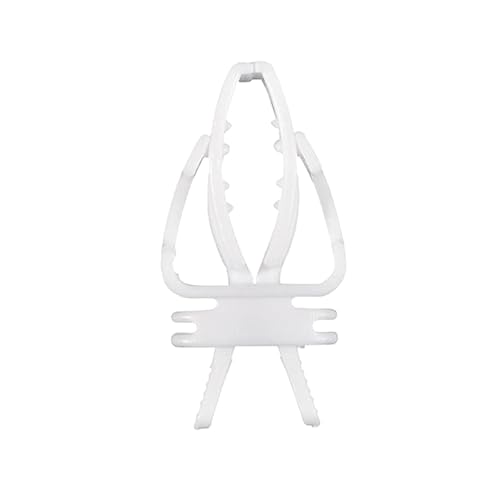 Obst Gemüse Feeder Clips Käfig Für Hamster Nagetier Zubehör Futterhalter Snackspender (White, 6cm) von Poo4kark