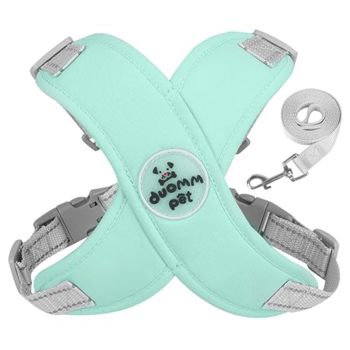 Poo4kark Cozy Harness Hundegeschirr Atmungsaktiv & Bequem | Breakaway | Reflektierend Mittel Klein Chewie Cozy Harness (Green, S) von Poo4kark
