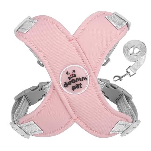Poo4kark Cozy Harness Hundegeschirr Atmungsaktiv & Bequem | Breakaway | Reflektierend Mittel Klein Chewie Cozy Harness (L) von Poo4kark