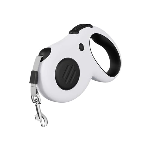 Poo4kark Cute Pet Hunde-Upgrade-Aufprall-Rollleine, Hunde-Leine zum Spazierengehen, automatisch einziehbare Abreißleine, Haustierleine, leicht zu tragende Leine (Black, 18X11cm) von Poo4kark