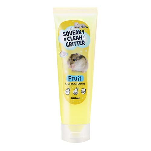 Poo4kark Dutch Pig Duschgel Kaninchen Haustier Blumenzweig Baden Verschönerung Haar Reinigung Shampoo Badeflüssigkeit 100ml (Yellow, 15.5cm) von Poo4kark