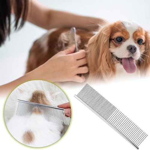 Poo4kark Futternapf Edelstahl für Katzen Hunde von Pet Supplies – für den Innen- Außenbereich konzipiert, mit präzisem Layout für EIN optimales Fütterungserlebnis (Silver, 19x3x2cm) von Poo4kark