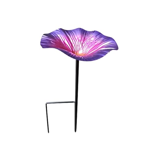 Poo4kark Garden für den Außenbereich, Blumendesign, hängendes Vogelfuttertablett zieht Wildvögel an (A, 25x14cm) von Poo4kark