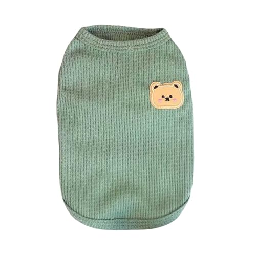 Poo4kark Haustier Solide Pullover Pullover Niedlich Winter Hunde Shirts Weiche Haustier Welpen Bekleidung 5 Größen (Green, M) von Poo4kark