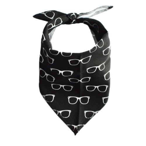 Poo4kark Haustierhalsbänder für Katzen Hunde. Stilvolle gemusterte Bandanas. Ideal für den Innen- Außenbereich. Vielseitiges Haustierzubehör. (C, 61x32cm) von Poo4kark