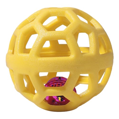 Poo4kark Hohlbälle, Be Lls im Inneren, zum Reinigen der Zähne, interaktives Training, TPR-Kunststoff-Gummiball für Haustiere, Hohlball für Hunde, interaktives zum Apportieren, Training (Yellow, A) Poo4kark Hohlbälle, Be Lls im Inneren, zum Reinigen der Zähne, interaktives Training, TPR-Kunststoff-Gummiball für Haustiere, Hohlball für Hunde, interaktives zum Apportieren, Training (Yellow, A) von Poo4kark